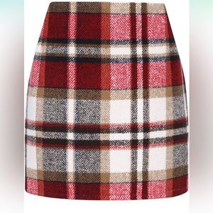 Plaid mini. NWT